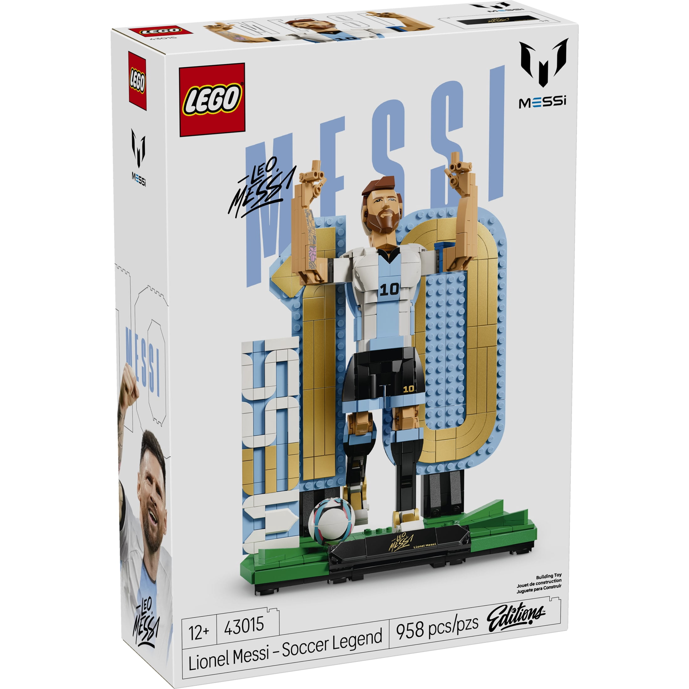 LEGO Editions Lionel MessiSoccer Legend Building Set for B