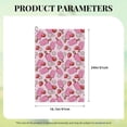 thumbnail image 4 of Lsque Strawberry Popsicle Premium Golf Towel - Ultra Absorbent and Quick Drying Microfiber Towel with Carabiner - Gift for Men -24" X 16", 4 of 8