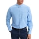 thumbnail image 4 of CAMISA DE NEGOCIO OXFORD DE MANGA LARGA PARA HOMBRE CON CUELLO BOTÓN REGULAR FIT S AZUL CLARO, 4 of 5