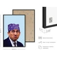 thumbnail image 3 of Haus and Hues Michael Scott The Office Poster - The Office Merchandise The Office Posters for Guys The Office Wall Art Posters Prison Mike TV Show Meme Posters Michael The Office (Framed Black, 24x36), 3 of 5