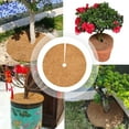 Pack of 4 Coconut Mulch Mats for Plant Protection and Winter Care