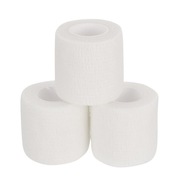 Baluue Arm Bandage Wound Wrap Elastic Wrist Bandages White 3Pcs