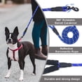 thumbnail image 3 of Correa de nailon duradera para perros, correa para perros, con línea reflectante alta y asa cómoda con cojín, 3 of 5
