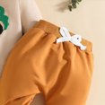 thumbnail image 6 of NOLDARES Toddler Infant Baby Boy Outfits Long Sleeve Crewneck Tee Casual Joggers Pants 2pcs Fall Winter Clothes Clothing Set(Khaki,3-6 M), 6 of 7
