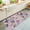 Pink, variant on Entryway Rug 2'x3', Pink Flowers Kitchen Runner Rugs Non-Slip Carpet Mats, Spring Floral Purple Butterflies Farmhouse Bedside Rugs Runners Washable Floor Carpet for Bathroom Laundry Room