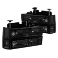 thumbnail image 1 of Spec-D 2LBCLH-GMC94G-SY 94-98 GMC Sierra Headlights Set - Smoke, 1 of 8