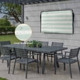 thumbnail image 6 of Outdoor TV Cover 40x25x4.5in, Modern Minimalist Light Green Weatherproof TV Screen Protector with Zipper, Geometric Stripe on Beige Outside Television Cover Fits Up to 40-43", 6 of 9