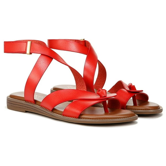 Franco Sarto Women's Glide2 Strappy Sandals Red 8.5M