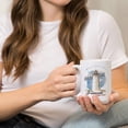 thumbnail image 4 of 15 fl oz Ceramic Mug, Falmouth, Massachusetts, Nobska Light, Contour, Dishwasher & Microwave Safe, 4 of 5