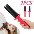 thumbnail image 5 of WIFKLSIIPG 2 Pcs Peigne à Friser Rouleau Brosse Ronde Dents Brosse Ronde Peigne à Friser Outils de Coiffure Boucleur, 5 of 5