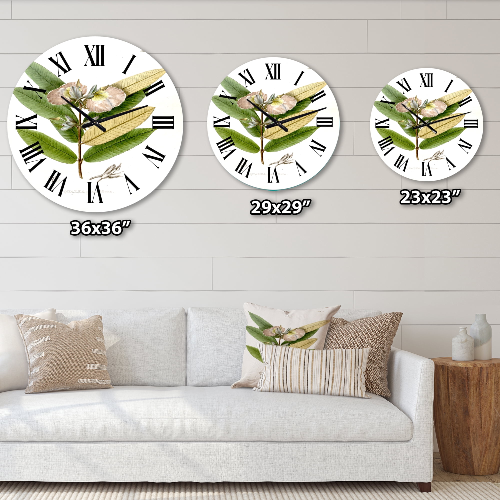 Designart 1 in Quartz Traditional Wall Clock