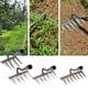 thumbnail image 2 of Advancent Acero al manganeso Acero al carbono Herramientas agrícolas Desmalezado y mantenimiento de jardines y aflojamiento del suelo. Delaware Jardín y Patio [4 dientes], 2 of 6