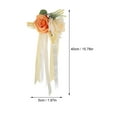 thumbnail image 2 of MLINS 2Pcs Rose Artificial Flower Wedding Car Decoration Flower Handle Mirror Door Decor for Wedding (Pink), 2 of 8