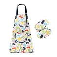 thumbnail image 3 of Childrens Protective Painting Apron Smock Full Coverage Waterproof Easy Cleaning, 3 of 10