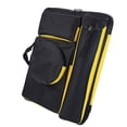 thumbnail image 2 of Case de cartera de arte, mochila de artistas, bolsa de dibujo de almacenamiento que lleva bolsa para viajes, suministros de arte, accesorios, cuaderno Amarillo negro, 2 of 8
