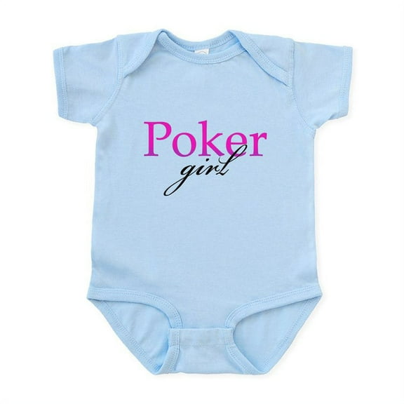 CafePress - Poker Infant Bodysuit - Baby Light Bodysuit, Size Newborn - 24 Months