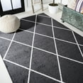 thumbnail image 6 of JONATHAN Y SUPERSOFT 5 x 8 Area Rug, Cole Minimalist Diamond Trellis - Black/White, SEU102A-5, 6 of 10
