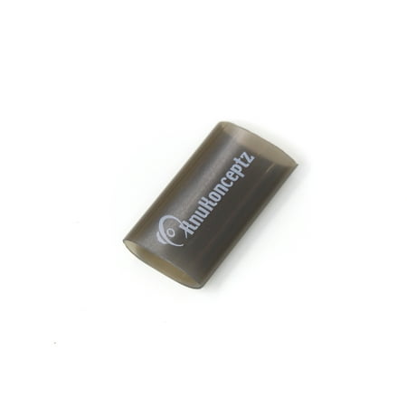 KnuKonceptz Dual Wall 1 Inch (1/0 Gauge) Adhesive Lined 3:1 Heat Shrink Tubing - Black - Pack of