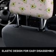 thumbnail image 4 of Kdxio Avocado Doing Sport Yoga Pattern Print 2 Piece Car Head Rest Covers Set Auto Front/Rear Seats Headrest Cover Universal Fit Most Cars,Sedan, SUV, 4 of 9