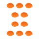 thumbnail image 1 of Billuyoard Bandeja de aperitivos, de dulces, cesta de frutas, platos de almacenamiento de hojas realistas, utensilios de cocina multifuncionales, Naranja 10Conjunto, 1 of 6