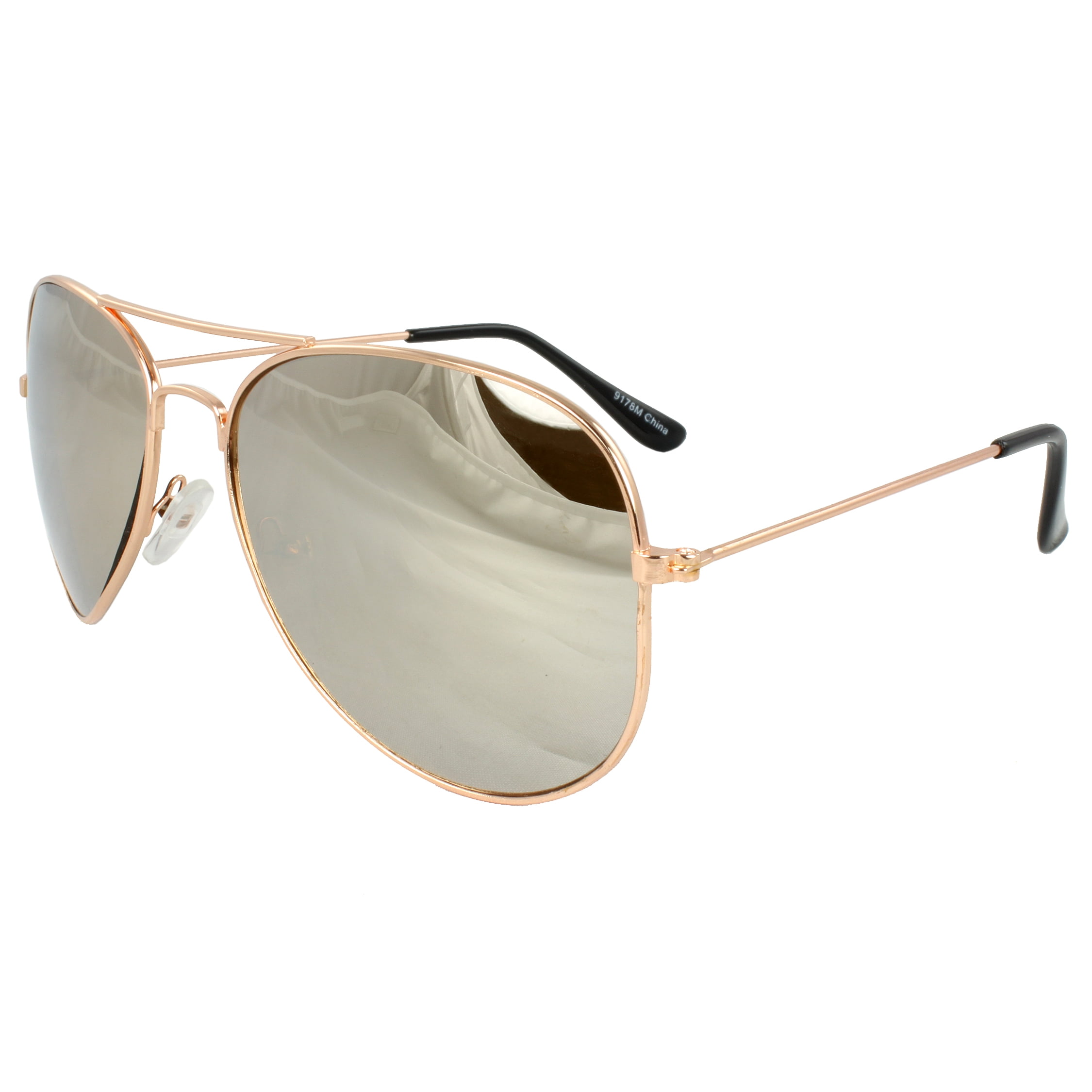 Gold frame mirror sunglasses hotsell