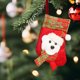 thumbnail image 5 of Christmas Red Plaid Cottons Drawstring Bag Reusable Cookies Candy Treat Pouch Holiday Gift Bag Party Favors Wrapping Packaging, 5 of 7