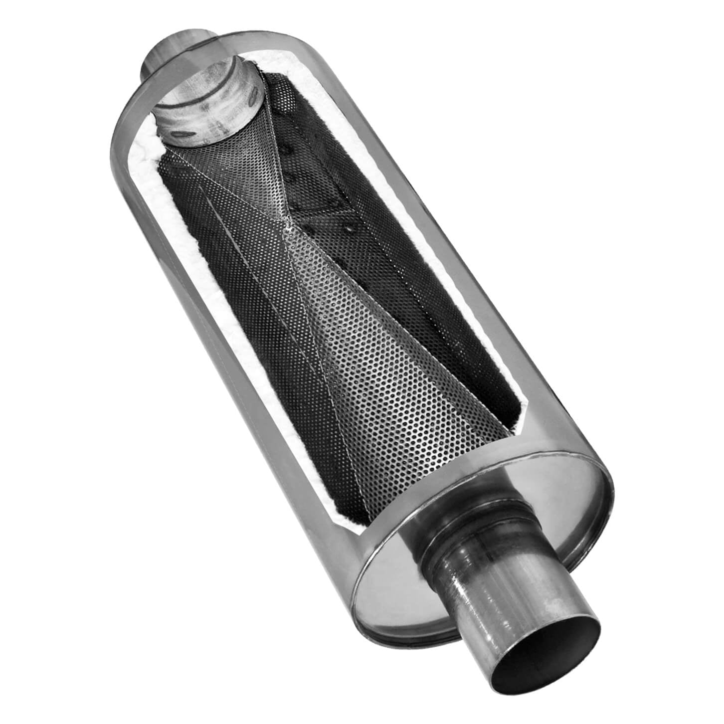 Flowmaster 12014310 DBX Muffler - 2.00 Center In / 2.00 Center Out - Moderate Sound