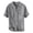 Grey, variant on MuXiKeJi Clothes Men's Cropped T Shirt Short Sleeve Slim Fit Henley Shirt Cotton T-Shirts Business Tops Button Henley Tees