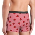 thumbnail image 4 of Kdxio Men's Boxer Briefs with Strawberries Print - Comfortable and Breathable Underwear for Everyday Wear, 4 of 7