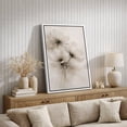 thumbnail image 4 of Framed Canvas Print Watercolor Flower Wall Art Minimalist Modern Decorative for Living Room Bedroom - 24"x36" WHITE, 4 of 8