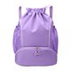 thumbnail image 1 of Mochila con cordón para hombre/mujer, resistente al agua, para exteriores, grande Púrpura, 1 of 9