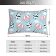 thumbnail image 4 of Disketp Pillow Covers Cute Panda Flying In The Sky Pattern Throw Pillow Case Cushion Covers,Cushion For Bedroom,Couch,Home-14"X20", 4 of 9