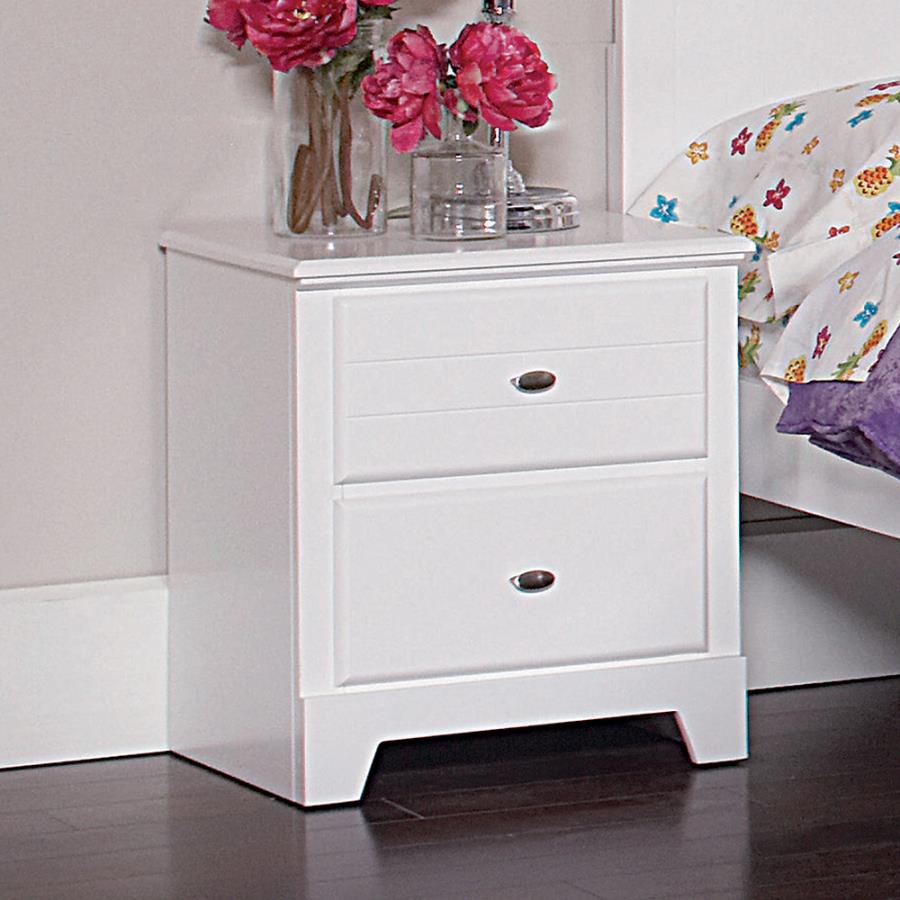 Coaster 400762 Home Furnishings Night Stand, White