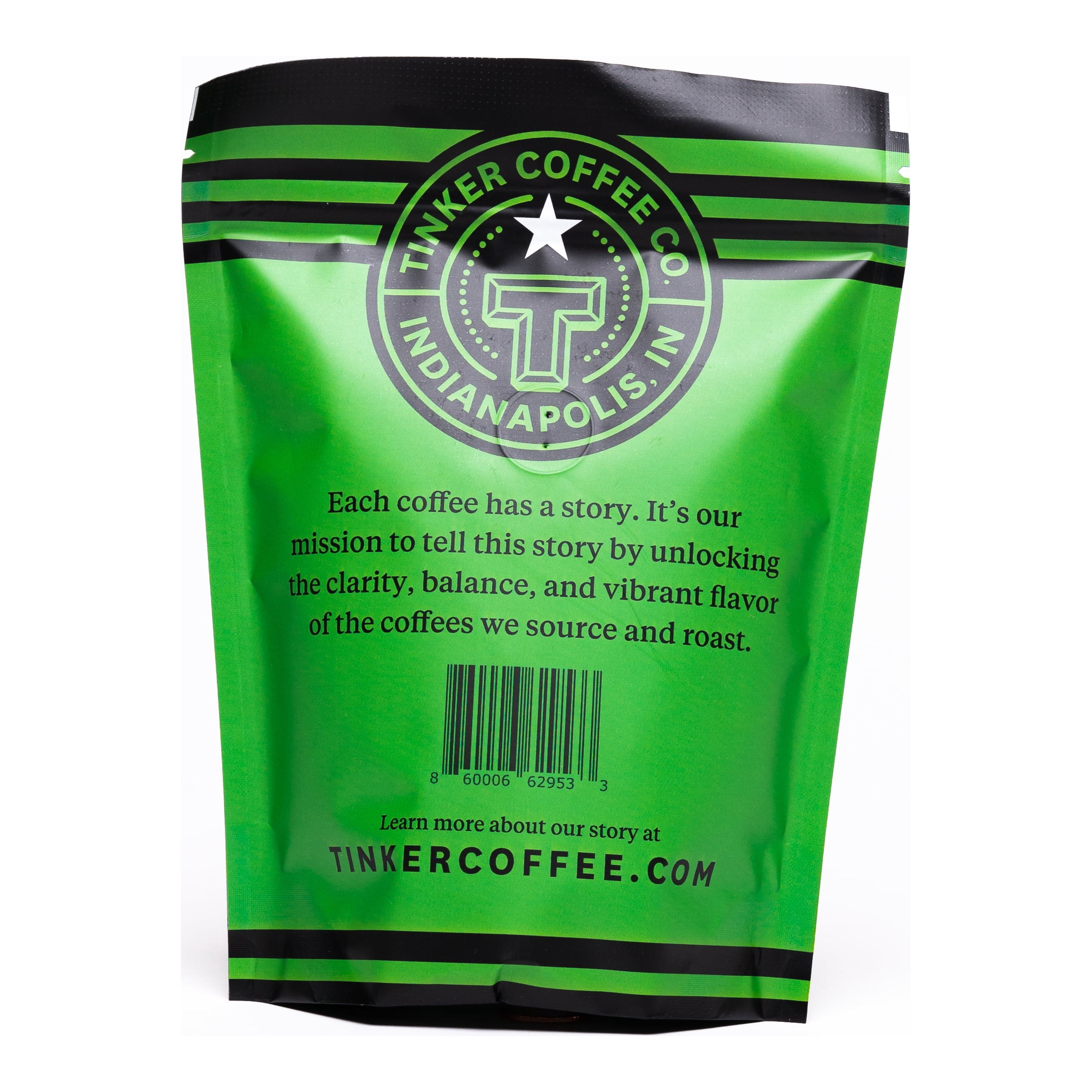 (2 pack) Local Tinker Coffee, Single Origin, Whole Bean, Medium Roast, 8.8oz