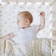 thumbnail image 5 of Little Grape Land Crib Sheets for Baby Boys Girls 3 Pack, 28"x 52" Extra Soft Microfiber Crib Sheet Set for Standard Crib & Toddler Mattress Pad, Animal, 5 of 8
