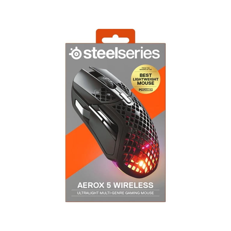 SteelSeries Aerox 5 Wireless Gaming Mouse, 18000 CPI, Ultra