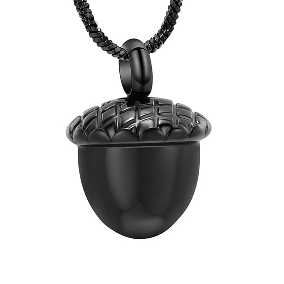 Acorns Cremation Jewelry for Ashes Holder Urn Necklace for Ashes of Loved One Memory Necklace Pendant with Chain