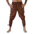 thumbnail image 2 of XIYON Men's Pants Mens Retro Ankle Strap Trousers Pants Loose Fit, 2 of 5