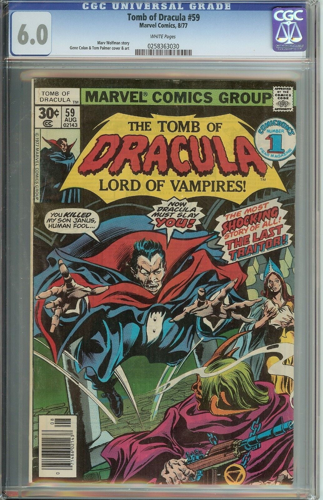 Tomb of Dracula #59 CGC 6.0