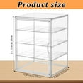 thumbnail image 2 of 4 Layers Adjustable Clear Bread Storage Box for Kitchen Countertop,Large Bread Storage Container, 4 Layers Acrylic Pastry Display Case, Clear Boxes Bread Holder for Bread, Bagel, Muffins, 2 of 7