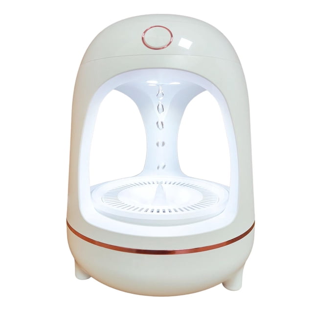 GROWTH TANK Humidificateur Ménager Réservoir d'Eau 700ml Grand Volume de Brouillard avec Roses Colorées Dorées