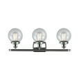 thumbnail image 6 of Innovations Lighting 916-3W-BK-G202-6 Beacon 3 Light 26" Wide Vanity Light - Black, 6 of 7