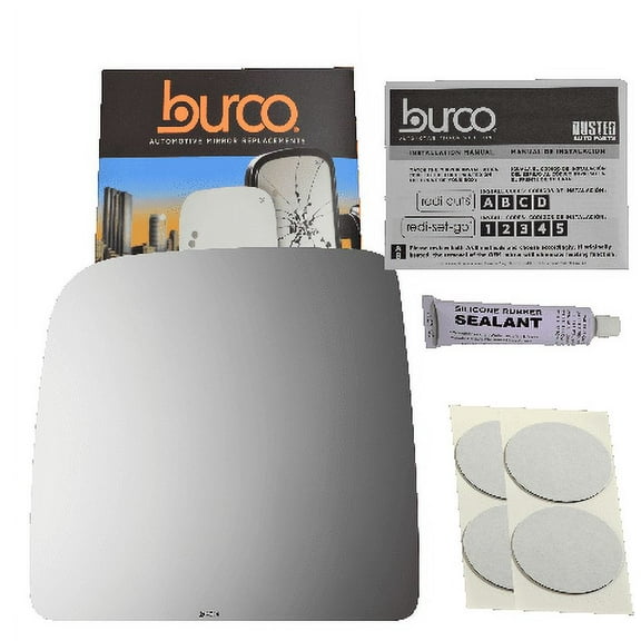 Fits 2004-2015 Titan Left Driver Upper Tow Type Mirror Replacement Glass Lens Non Heated w/Adhesive USA