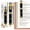 Black and Gold, variant on Thinking Gifts Flat Writable Pen & Page Marker Bookmark - Black & Gold