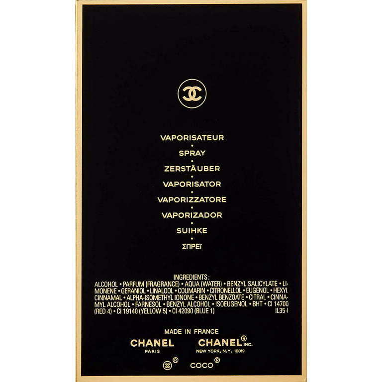 Chanel Coco Eau De Parfum Vaporisateur Spray - 100 ml / 3.4 oz 