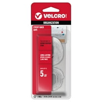VELCRO Brand Sticky Back Roll | Classroom and Office Organization | White 24" x 3/4" Roll of Tape