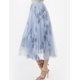 thumbnail image 2 of Falda de tul con hojas AMAD  Casual para mujer Talla L, 2 of 5