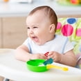 thumbnail image 3 of MasteelfCA 1 Set Baby Spoon and Fork Baby Training Feeding Tableware Utensil with Box, 3 of 7