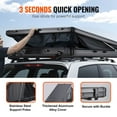 thumbnail image 4 of KFFKFF Hard Shell Rooftop Tent, Naturnest Model for 2-3 People, Includes Telescopic Ladder and Thick Mattress, Waterproof and Windproof, Suitable for Jeep, SUV, Van, and Pickup Trucks, 4 of 9