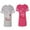 Men Heather / Women Pink, variant on Her Beauty His Beast Matching Couple Cotton Jerseys (Men Heather / Women Black) (Men S / Women S)